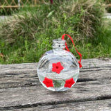 Light Bulb Hummingbird Feeder - Pet Bird Feeders, Bird Feeder with 3 Flower Ports | Clear Bulb Hummingbird Hangings