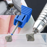 2Pcs Diamond Nail Drill Bit Rotary Burr Manicure Pedicure Grinding Head Nail Cutters for Professional and Home Use In Australia - Darrahopens