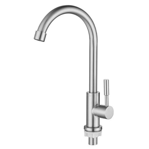 Kitchen Faucet Cold Water Only Brushed Nickel Kitchen Sink Faucet Single Handle Cold Faucet Bar Sink Faucet Outdoor In Australia - Darrahopens