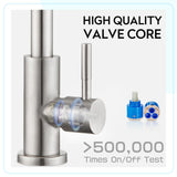 Kitchen Faucet Cold Water Only Brushed Nickel Kitchen Sink Faucet Single Handle Cold Faucet Bar Sink Faucet Outdoor In Australia - Darrahopens