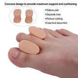 Gel Toe Separators,8 Pairs Toe Spacers To Straighten Overlapping Toes Toes Separator Soft Silicone Relieve Pain Reduce Friction