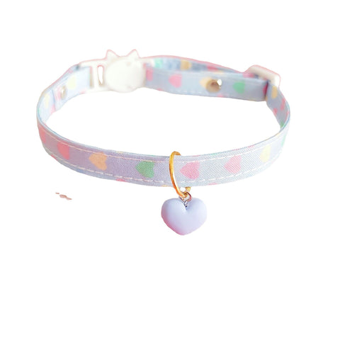 4 different colored Breakaway Cat Collar(S),Pendant Kitten Collar Cute Cat Collar with heart-shaped Ideal for Cats In Australia - Darrahopens