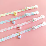 4 different colored Breakaway Cat Collar(S),Pendant Kitten Collar Cute Cat Collar with heart-shaped Ideal for Cats In Australia - Darrahopens