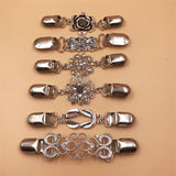 6 Pieces silvery Vintage Shirt Dress Cardigan Clip, Waist Clip for Women, Sweater Shawl Brooch Jacket Clip for Clothing In Australia - Darrahopens