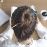 blue Vintage Hair Stick With Calla Chinese Traditional Style Fashion Hair Chopsticks Hairpin (15cm in length) In Australia - Darrahopens