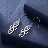 Elegant Dangle Earrings With Post for Women Girls Hypoallergenic Fashion Plated Dangling Silver Dangle Earrings, Good Luck In Australia - Darrahopens