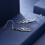 Elegant Dangle Earrings With Post for Women Girls Hypoallergenic Fashion Plated Dangling Silver Dangle Earrings, Good Luck In Australia - Darrahopens
