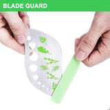 Herb Stripper Tool Leaf Stripper 9 Holes Herb Zip Tool Herb Chopper 2 in 1 Kitchen Gadgets for Thyme Rosemary Basil In Australia - Darrahopens