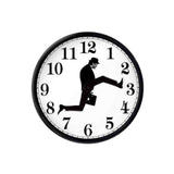 Ministry of Silly Walks Watch Time Clocks for Employees Small Business Creative Wall Clock Clock, Ministry  (Black) In Australia - Darrahopens