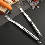 Potato Masher With Long Handle Easy-to-Clean Stainless Steel Masher Kitchen Tool Potato Crusher Kitchen Tool （2pcs） In Australia - Darrahopens