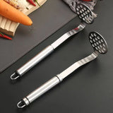 Potato Masher With Long Handle Easy-to-Clean Stainless Steel Masher Kitchen Tool Potato Crusher Kitchen Tool （2pcs）