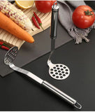 Potato Masher With Long Handle Easy-to-Clean Stainless Steel Masher Kitchen Tool Potato Crusher Kitchen Tool （2pcs）