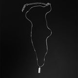 Initial Necklaces for Women Gold Plated Necklace Personalized Tag Necklace for Women Trendy Pendant Jewelry Gifts
