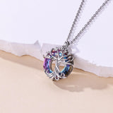 Necklace Tree of Life with Shining Crystal Sweet Female Friendship Jewelry Gift Sister Bestfriend Girlfriends Necklace Tree