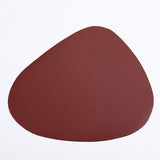 Placemats Set of 4 for Dining Table, Wine Red Leather Table Mats Place Mats Wipeable Washable Placemats for Kitchen Dining Table In Australia - Darrahopens