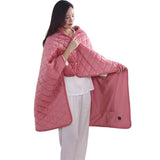 Large Electric Blanket Powered by Power Bank Winter Bed Warmer USB Heated Blanket Body Heater (Size : 100x140cm  Zipper)