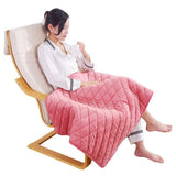 Large Electric Blanket Powered by Power Bank Winter Bed Warmer USB Heated Blanket Body Heater (Size : 100x140cm  Zipper)