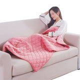 Large Electric Blanket Powered by Power Bank Winter Bed Warmer USB Heated Blanket Body Heater (Size : 100x140cm  Zipper)