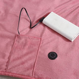 Large Electric Blanket Powered by Power Bank Winter Bed Warmer USB Heated Blanket Body Heater (Size : 100x140cm  Zipper)