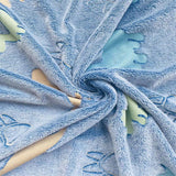 Glow in The Dark Throw Blanket, Dinosaurs Blanket for Boys, Luminous Kids Blanket, Soft Blankets for Birthday Christmas