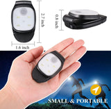 Outdoor Night Clip on Running Lights Reflective USB Rechargeable LED Light Lightweight Running Gear Plastic Safety Light Running