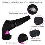 Shoulder Brace Arm Sling for Torn Rotator Cuff Support Compression and Stability Shoulder Harness Sleeve Wrap with Ice Pack Pocket In Australia - Darrahopens