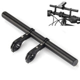 Bike Bicycle Double Handlebar Extender Extension,11.8"(30 cm) Aluminum alloy Super Long Bracket Accessories，For Bike Mounts