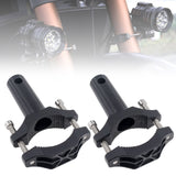 2pcs Front Fork Lamp Mount Pole Brackets,Headlight Fog Light Mounting Holder,Extension Tube Clamp for Motorcycle