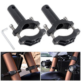 2pcs Front Fork Lamp Mount Pole Brackets,Headlight Fog Light Mounting Holder,Extension Tube Clamp for Motorcycle