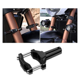Motorcycle Spotlight Mount Brackets, Motorbike Tube Clamp Turn Signal Indicator Mounting Clamp Fog Light Holder Adjustable(2pcs) In Australia - Darrahopens