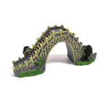 Tank Decoration Aquarium Ornament Poly Resin Bridge,Wonderful for The Underwater Environment, Aquariums, Fish Tank, Gardens