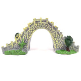Tank Decoration Aquarium Ornament Poly Resin Bridge,Wonderful for The Underwater Environment, Aquariums, Fish Tank, Gardens