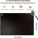 Induction Cooktop Protector Mat Electric Stove Burner Covers Antiscratch As Glass Top Stove Cover Durable Easy Install Easy to Use