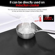 Induction Cooktop Protector Mat Electric Stove Burner Covers Antiscratch As Glass Top Stove Cover Durable Easy Install Easy to Use