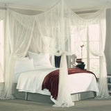 4 Corner Post Canopy Bed Curtain Queen, Bed Canopy Curtains Twin, King Bed Canopy Curtains for Decor Cribs, Adult Bedroom Bed Kids In Australia - Darrahopens