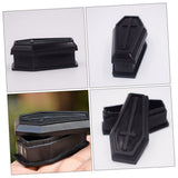 Mini Halloween Coffin, 2pcs Mini Coffin Boxes,Halloween Coffin Prop, Coffin Shaped Treat Box, Candy Box with Lids,Trick or Treat