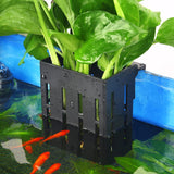 Upgraded Aquarium Plant Holder with Hooks Cups for Fish Tank Aquaponic Plant Cultivation and Aquascape Decorations (Black) In Australia - Darrahopens