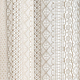 Curtains Crochet Lace Semi-Sheer Bohemian Hollow Knitted Handmade Tassels, Rod Pocket Window Treatment Vintage Rustic Farmhouse In Australia - Darrahopens