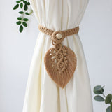 2Pcs Curtain Tiebacks Handmade,Curtain Ties with One Natural Wooden Bead,Curtain Tiebacks Curtain Ties for Drapes Rural Decorative In Australia - Darrahopens