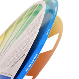 Color Wheel Paint Mixing Learning Guide Color Matching Guide Art Class Teaching Tool for Makeup Blending Board Chart