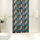 30pcs Self-Adhesive Simulation Mosaic Tile Stickers Floor Stickers Bathroom Kitchen Oil-Proof Wall Sticker In Australia - Darrahopens