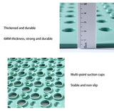 Non Slip Shower Mat with Drain Holes and Suction Cup,Thick Durable Tub Mat Comfy Massage Bathroom Mat for Shower Stall Bathtub