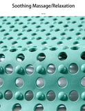 Non Slip Shower Mat with Drain Holes and Suction Cup,Thick Durable Tub Mat Comfy Massage Bathroom Mat for Shower Stall Bathtub