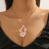 Gold Starfish and Pink fish Pendant Necklace Yellow Gold Fine Jewelry Birthday Gifts for Women Teen Girls （2pcs） In Australia - Darrahopens