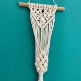 Hand-Woven Wall Flowerpot Hanging Basket net Bag Wall-Mounted Garden Home Rope Holder Woven Beige Stand Flower for Net Hanger In Australia - Darrahopens