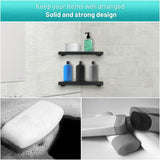 2 Pack Stainless Steel Modern High End Corner Design | Wall Mountable Shower Organizer | Holder Rack Shelf with no pole In Australia - Darrahopens