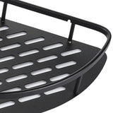 2pcs Bathroom Shelves Corner Shower Caddy Rack Wall Mounted No Drilling Storage Basket for Home Toilet Kitchen (Triangle)