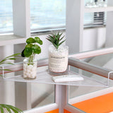 Plant Pot Stands, Iron Wire Corner Sundries Storage Rack, Office Cubicle Dormitory Space-Saving Mesh Corner Rack Shelf Holder In Australia - Darrahopens