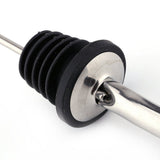 Stainless Steel Pourer, Flow Vented Pourer Wine Liquor Bottle Spout Stopper, Olive Oil and Vinegar Tapered Stopper Spout