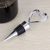 Decorative Beverage Cork Topper Saver, Metal with Reusable Rubber Plug, for Wedding Favors, Party - Love Design Heart Shape In Australia - Darrahopens